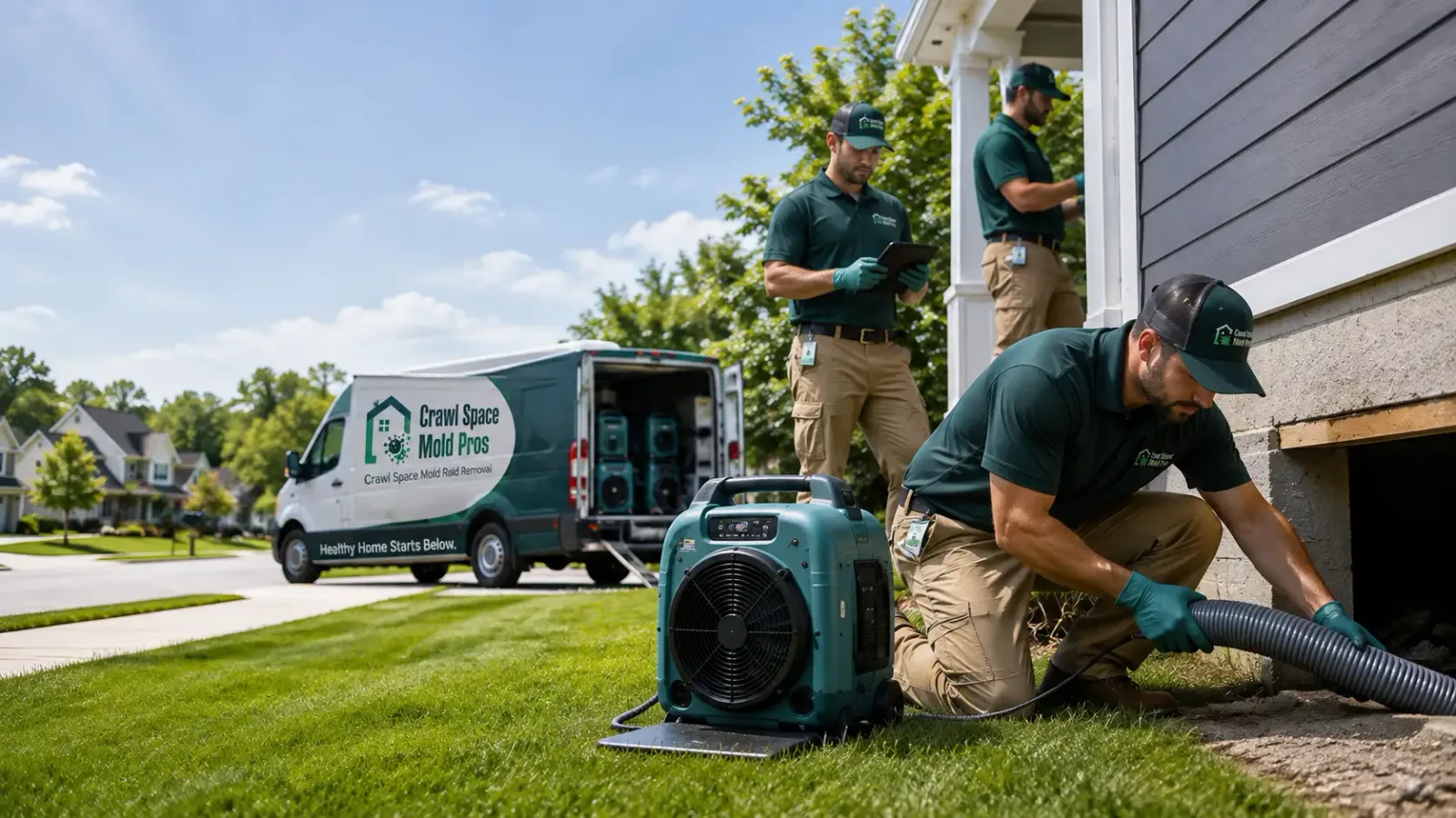Crawl Space Mold Removal in New Richland, MN